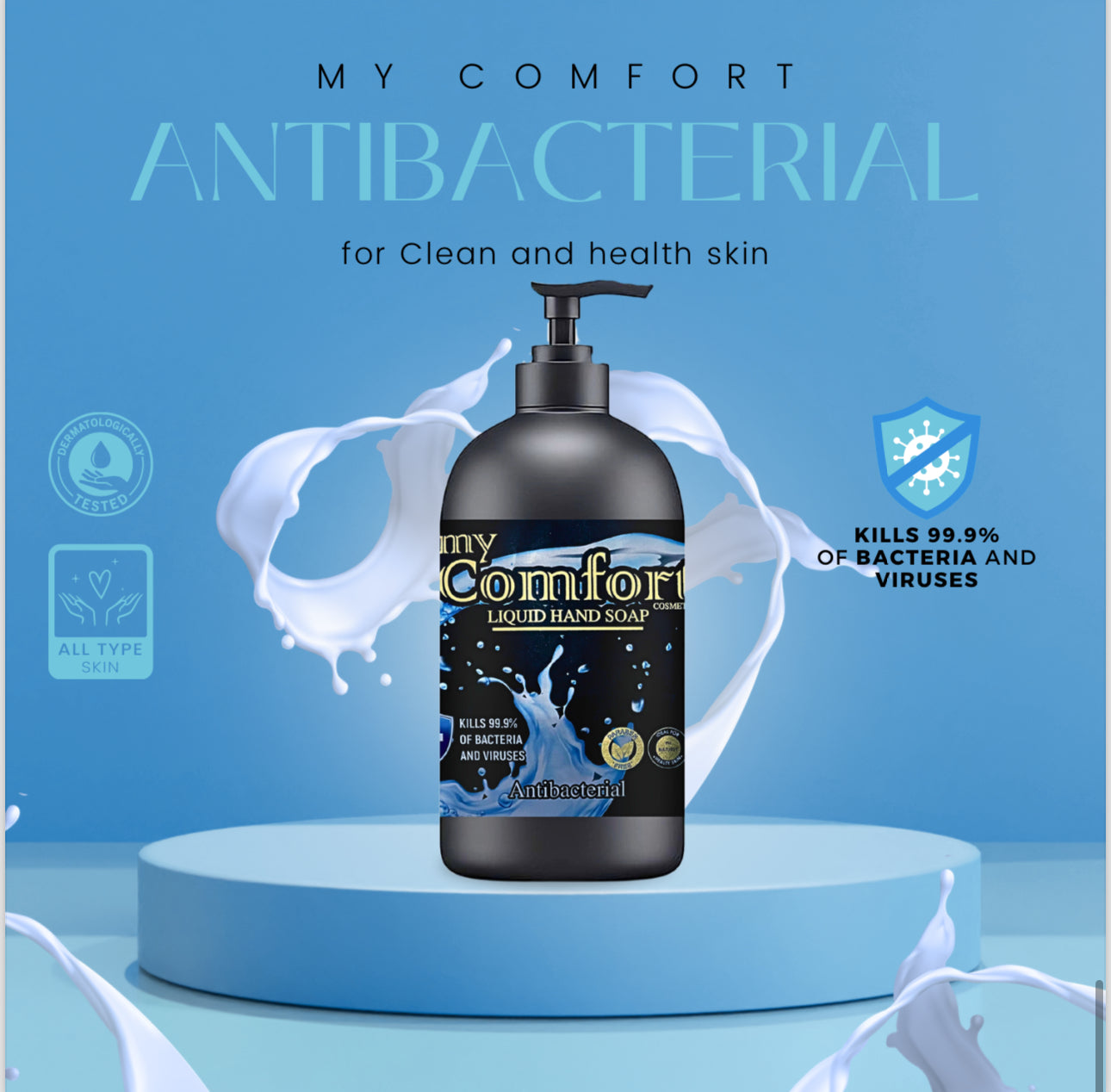 MY COMFORT | LIQUIDE HAND SOAP | ANTIBACTERIAL | 500 ML