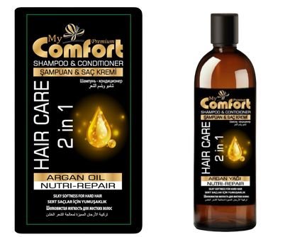 MY COMFORT | SHAMPOO 2 & 1 | KERATIN 400 ML